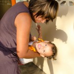 Kalya et tatie Christine