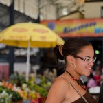 Mélissa au marché