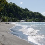 Plage de sable "noir"